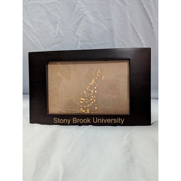 Stony Brook University Picture Frame 4x6 SUNY Alumni Gift Dark Wood Desk Decor - Picture 7 of 7